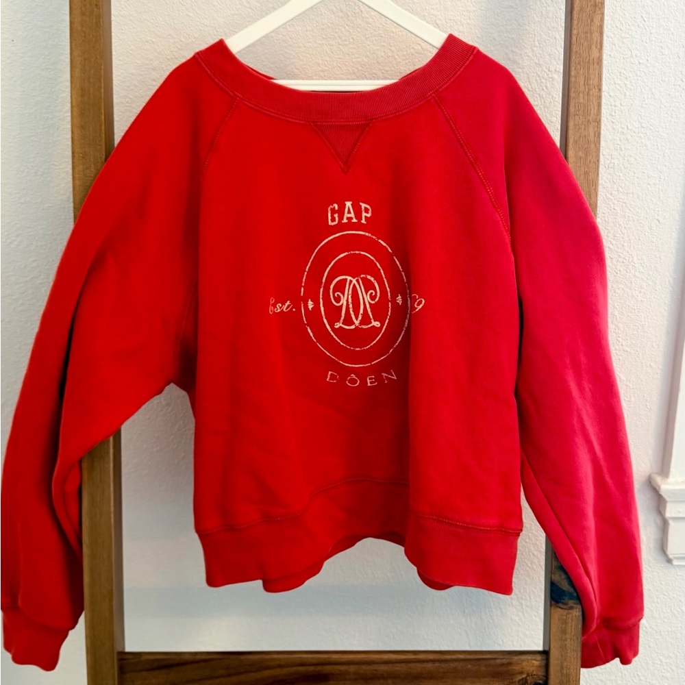 Gap × Dôen Kids VintageSoft Logo Sweatshirt - Picture 2 of 5
